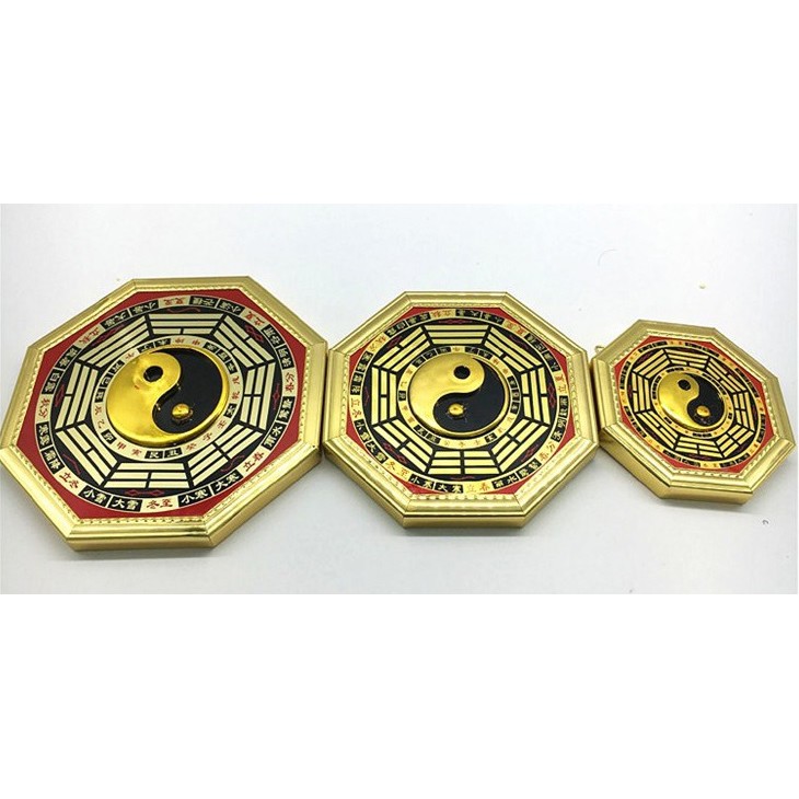 Gương treo cửa, Gương bát quái chất liệu đồng