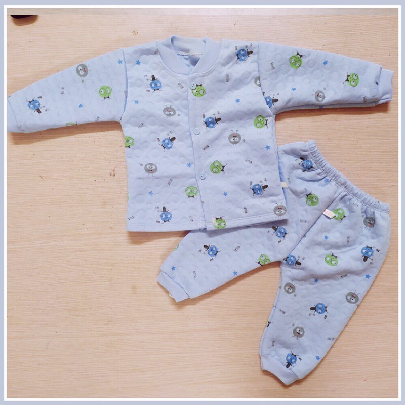 BỘ QUẦN ÁO VẢI TRẦN BÔNG DÀY ẤM