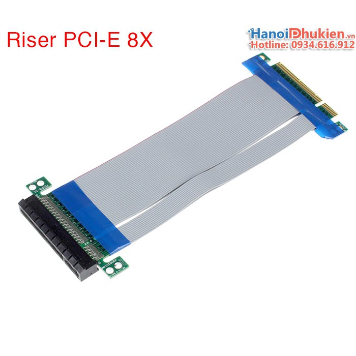 Cáp Riser nối dài PCI-E 8X cho server, PC