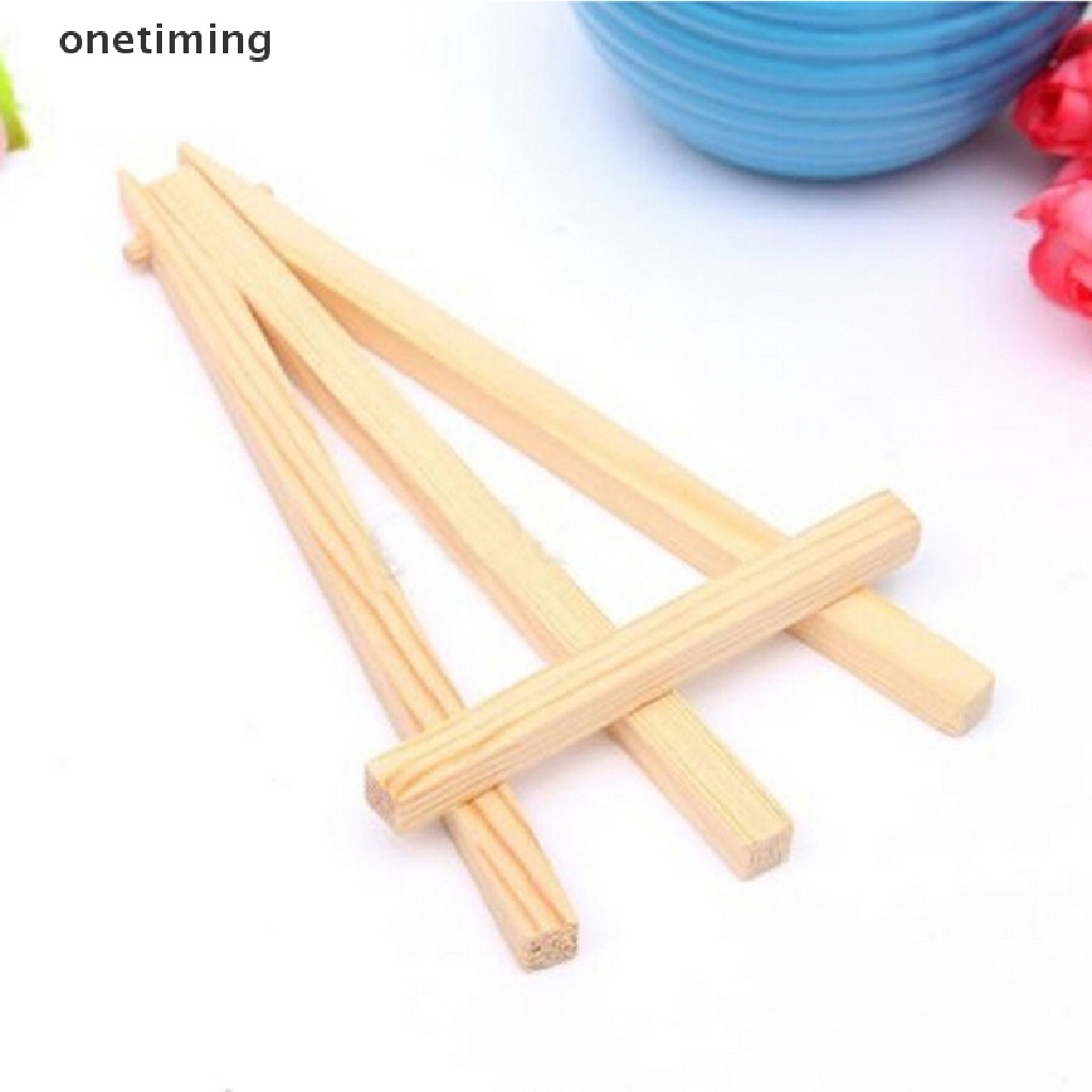 Otvn Mini Wooden Cafe Table Number Easel Wedding Place Name Card Holder Stand QDD