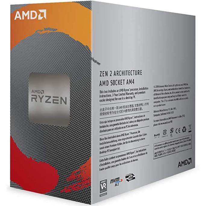 Bộ vi xử lý/ CPU AMD Ryzen 5 3600 - Chính hãng