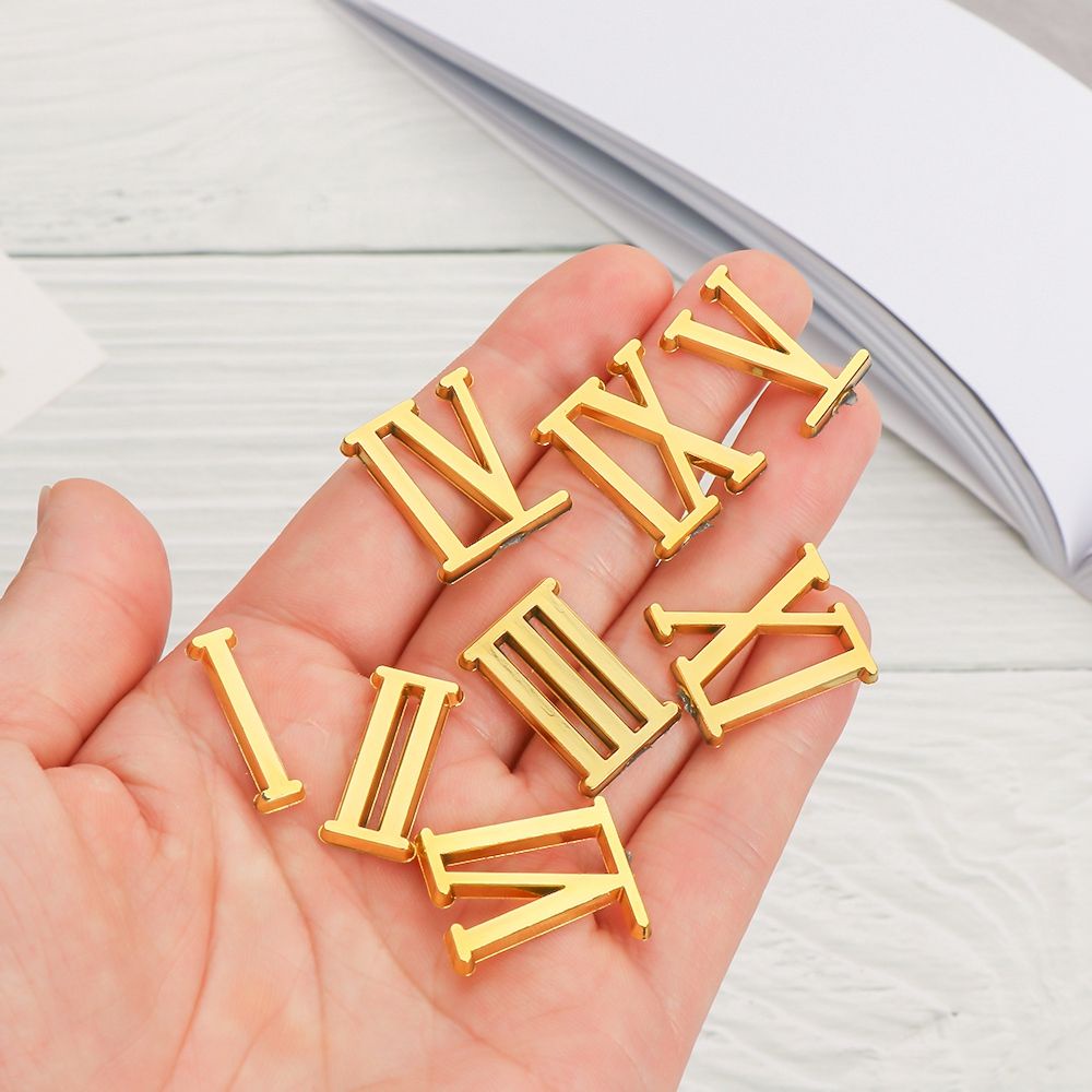 Bộ phụ kiện đồng hồ treo tường kỹ thuật số số 3D tự làm