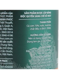 Nước mắm cá cơm Hạnh Phúc 60 độ đạm chai 500ml