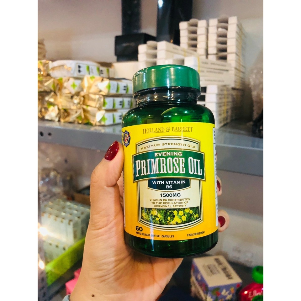 Tinh dầu hoa anh thảo Evening Primrose Oil Holland & Barrett 1000mg 120 viên