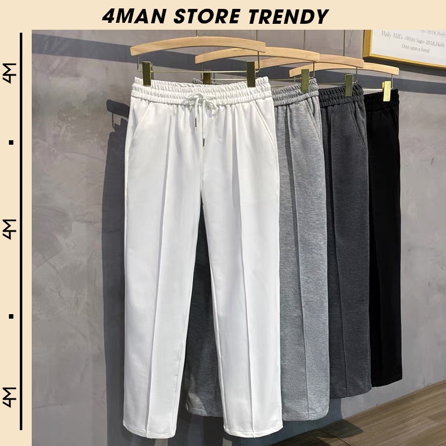 Quần tây âu ống nam đứng chất vải tuyết mưa co giãn thoáng mát 4MAN Q16