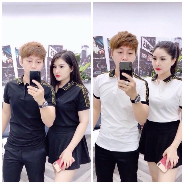 Áo thun nam nữ ,áo polo nam ngắn tay có cổ.in sọc cao cấp TCS nhiều mẫu