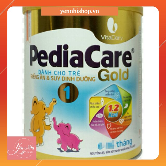 Sữa bột Pediacare gold 1-2 lon 900g date 2023