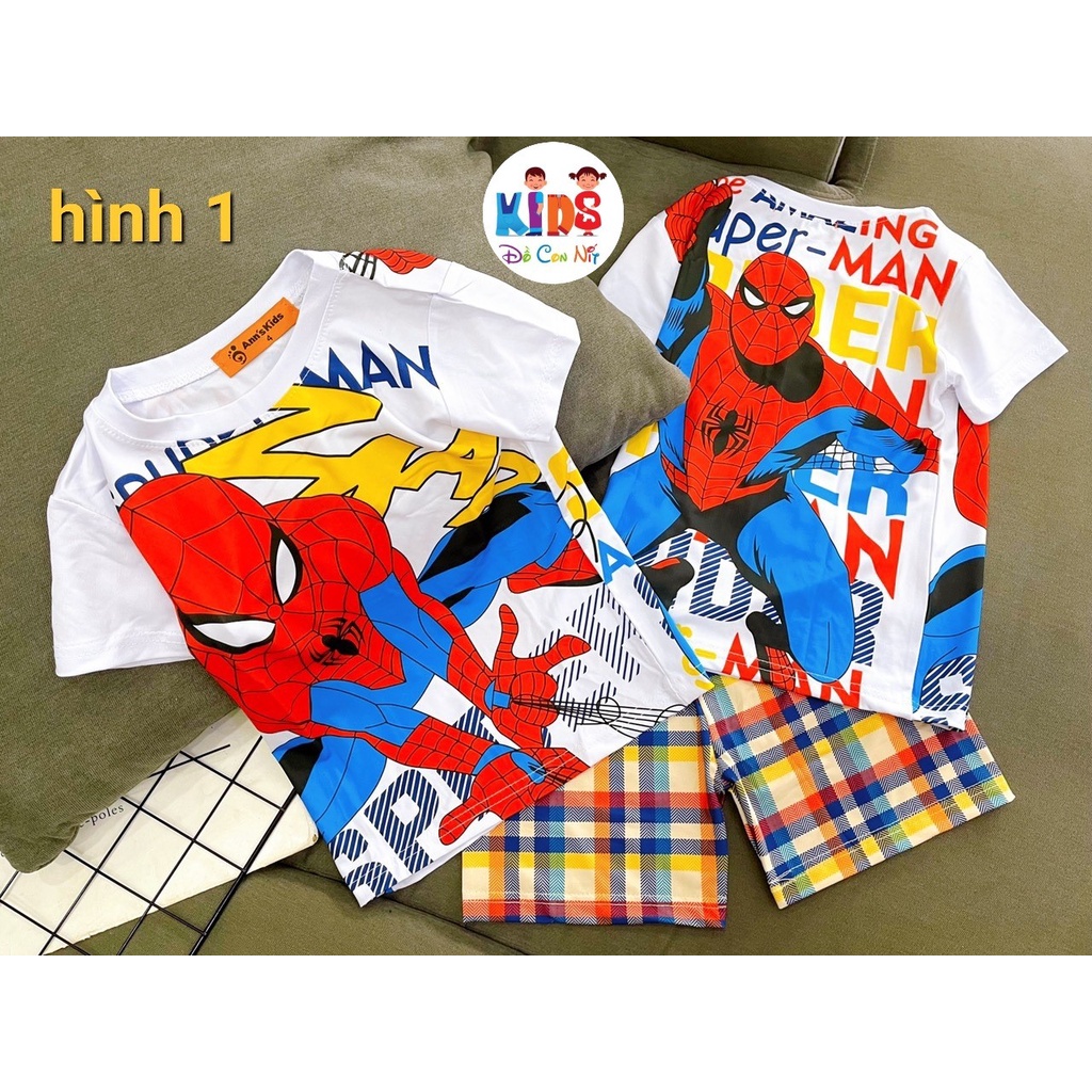 THUN LẠNH 3D TAY NGẮN BÉ TRAI - ĐỒ BỘ TRẺ EM