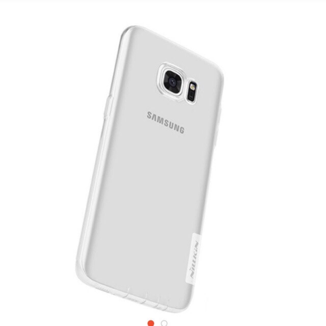 Ốp lưng dẻo cho Samsung Galaxy S7 edge  Silicon Trong suốt ( Chính Hãng )