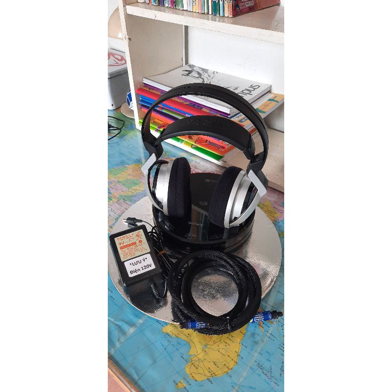 Hàng xách tay Mỹ. Tai nghe chụp đầu không dây Sony MDR-DS600 âm thanh 5.1 cho đầu HD, TV box và máy 