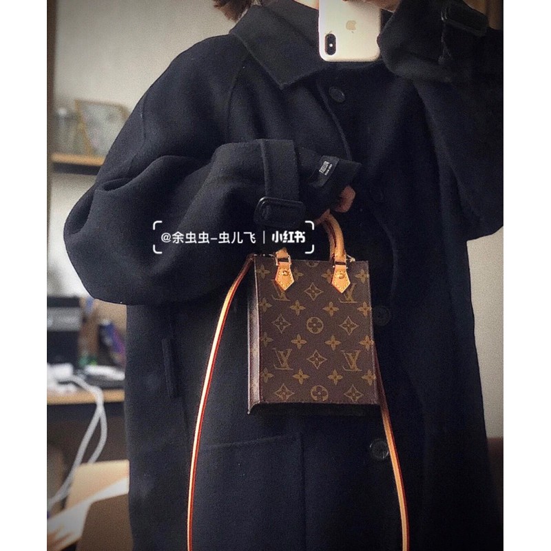 Túi xách tay nữ có dây đeo chéo dáng nhỏ đựng điện thoại louis vuitton LV