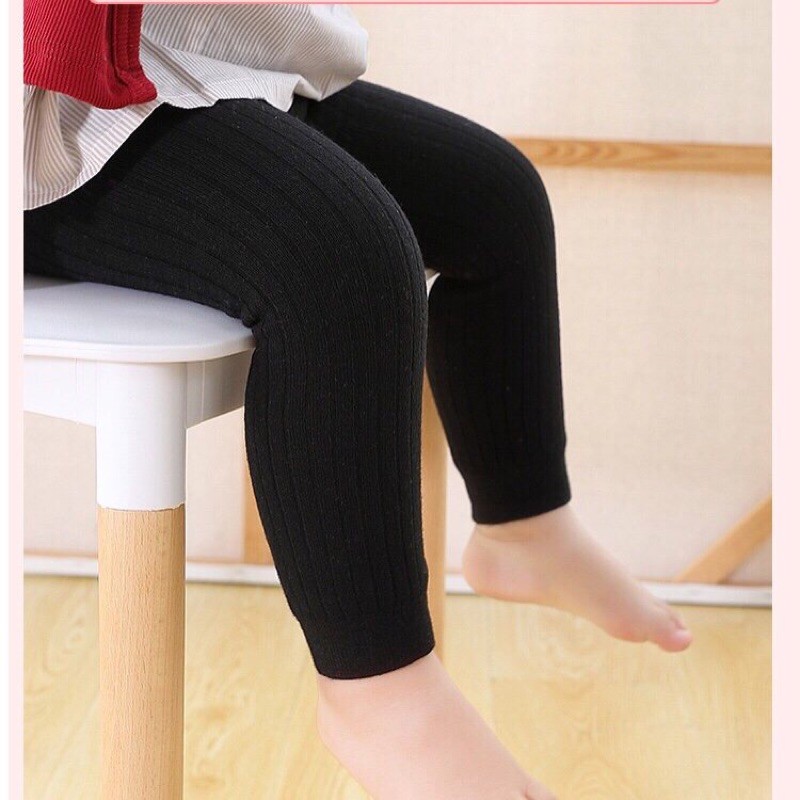 Quần legging QCCC chất liệu len gân co giãn 4 chiều cho bé từ sơ sinh đến 3 tuổi