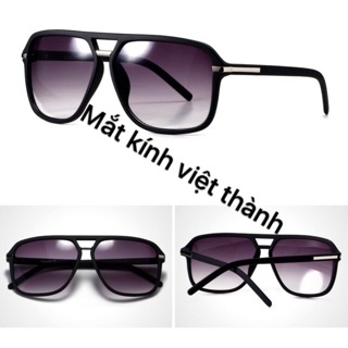 HCM mắt Kính mát thời trang vuông unisex kính đôi nam nữ kính râm chống nắng