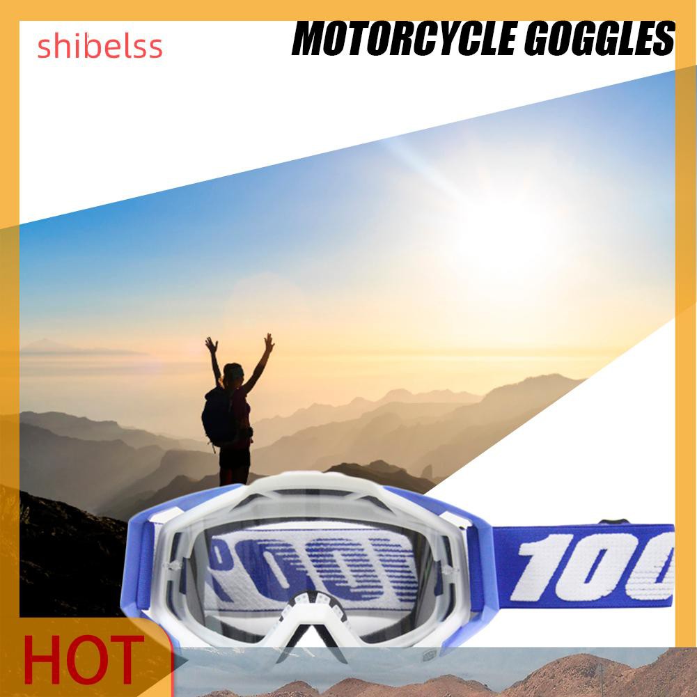 （ʚshibelss）367 Clear Lens Motocross Goggles Motorcycle Helmet Dirt Bike ATV Eyewear