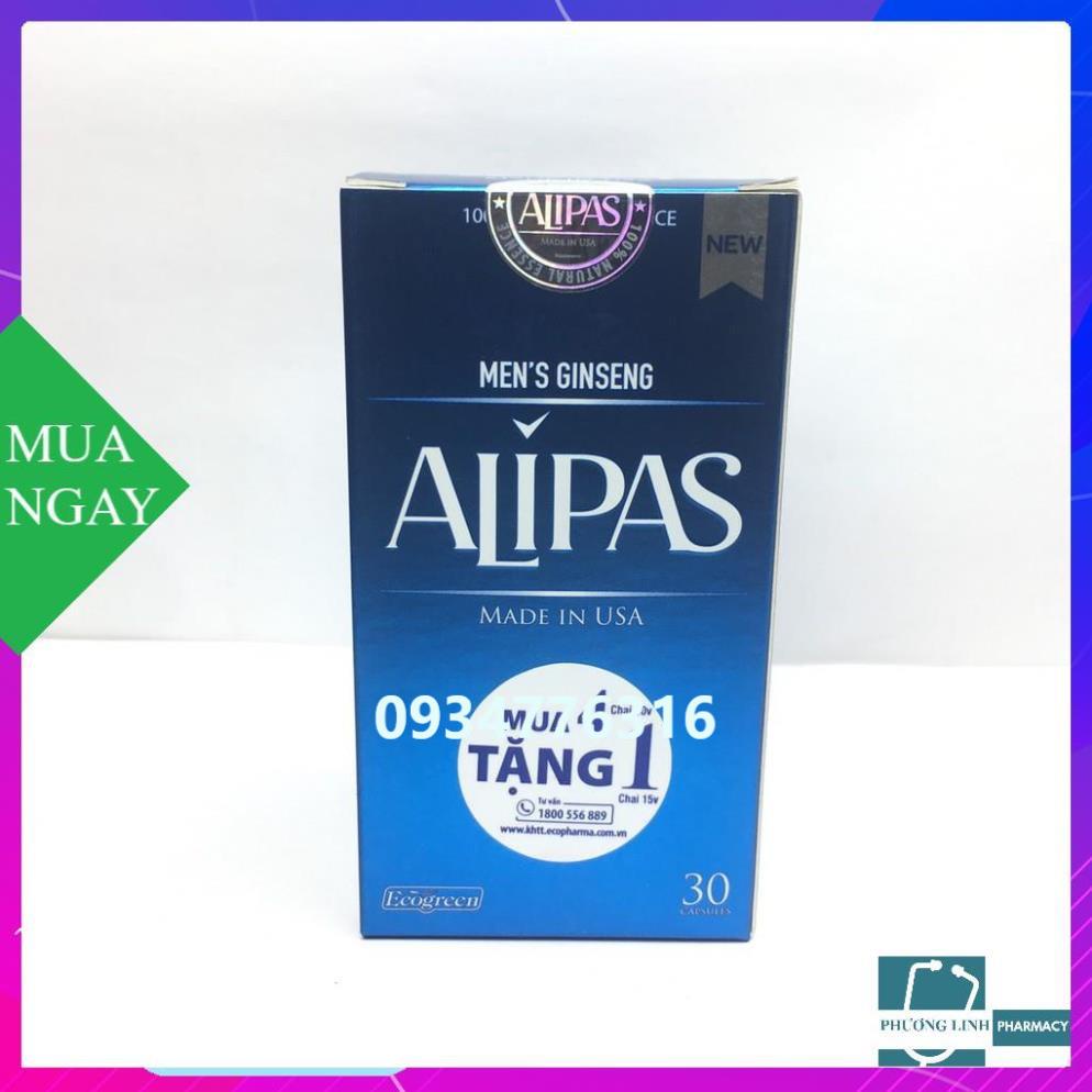 Viên uống Sâm Alipas hộp 30 viên hàng chính hãng