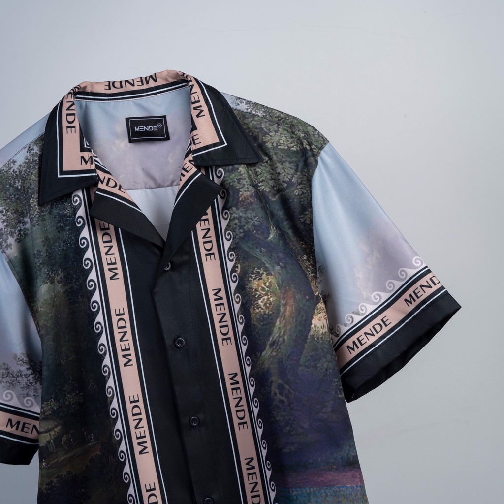 MENDE - Old Horse Shirt - Áo sơ mi nam tay ngắn