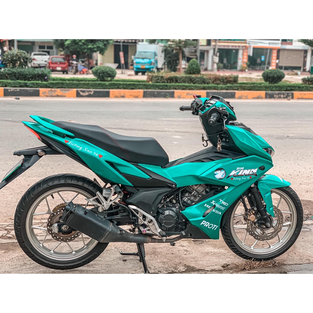 Tem Trùm Winner X King Drag Xanh Lục Bảo