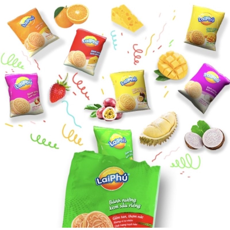 Bánh Cookie Lai Phú Gói 120g