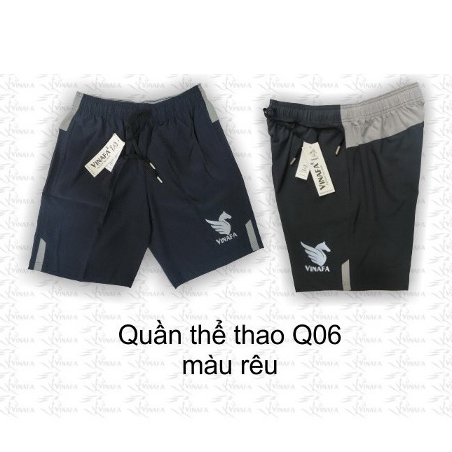 Quần Đùi Nam Thể Thao Vải Gió - Quần short nam mặc nhà cao cấp giá rẻ vải gió mặc mùa hè mát mẻ thoải mái Q06