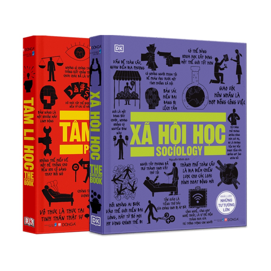 Sách - Combo 2 cuốn Khái Lược Những Tư Tưởng Lớn (Ghép bộ của Nữ Quyền, Xã Hội Học)
