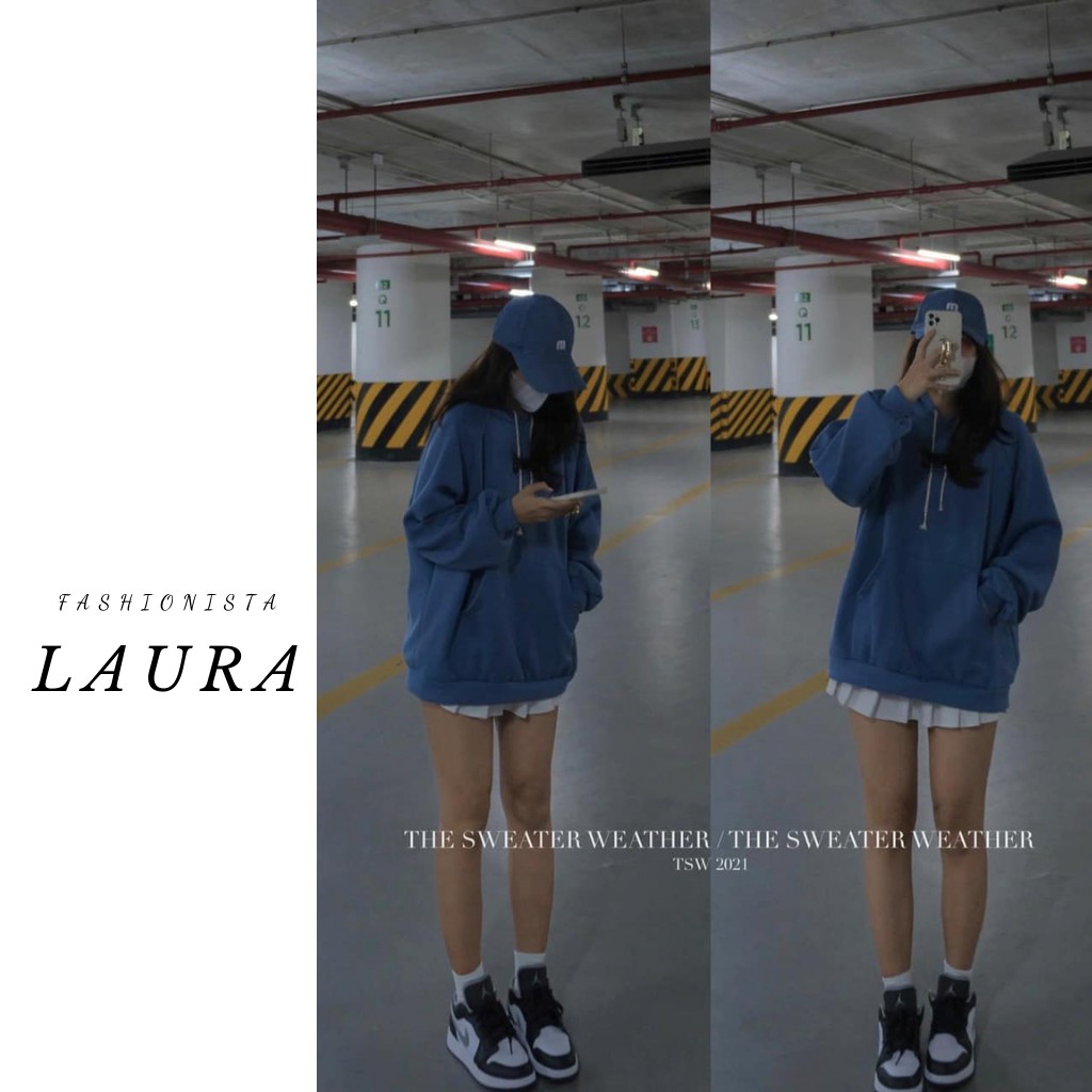Áo hoodies nữ nỉ bông N ike 5 màu dáng thụng tay bo có mũ Laura Boutique - Áo hoodies nỉ bông nữ 5 màu | BigBuy360 - bigbuy360.vn