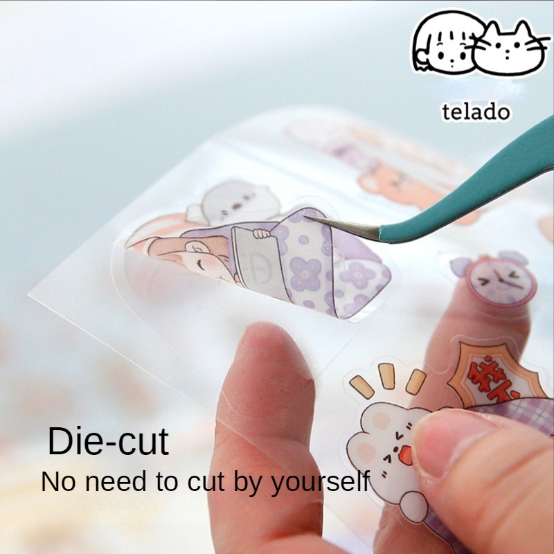 Hình dán stickers bằng PET chống thấm nước dùng trang trí điện thoại