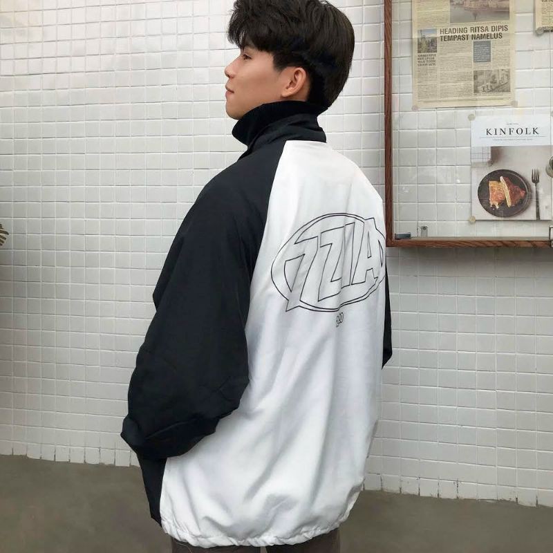 ÁO KHOÁC DÙ BOMBER NAM NỮ FORM ULZZANG IN LOGO "7ZIA" - TD TEENSHOP