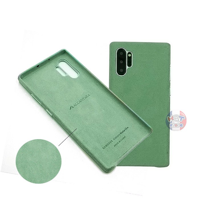 Ốp lưng da Alcantara cao cấp cho Note 10 Plus / Note 10