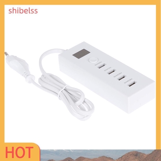 （ʚshibelss）USB 4 Port Multifunction Charger Quick Charging 5V 2A Extension Socket(EU)