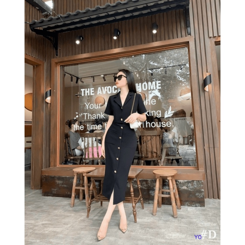 [ STYLE NỮ DOANH NHÂN ] SET COTTON LẠNH ( ÁO TOP &amp; VÁY TÀ XÉN ), MẶC SIÊU SANG TRỌNG/ THỜI TRANG/ QUÝ PHÁI, NHIỀU SIZE L