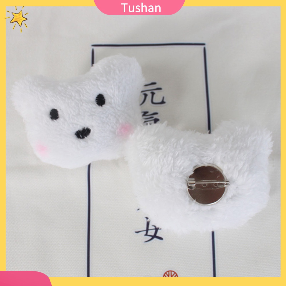 Ghim Cài Áo Hình Gấu / Thỏ Nhồi Bông Đáng Yêu