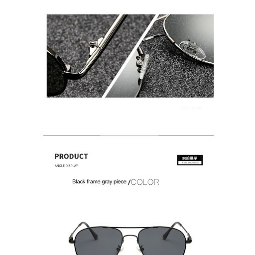 Kính râm Xiaomi Home Aviator Sunglasses Pro Oval Frame Gradient TYJ04TS - Mới 100% fullbox