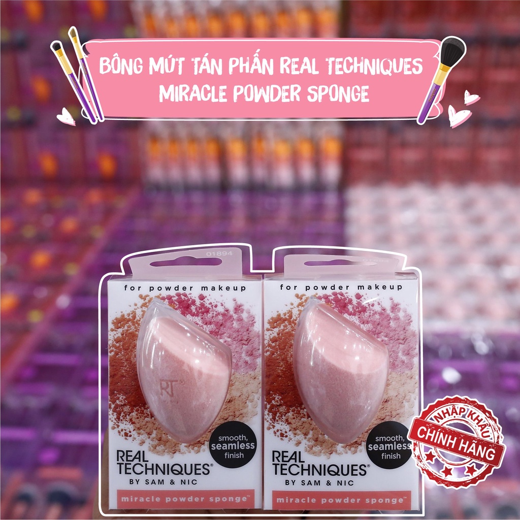 Bông Mút Tán Phấn Real Techniques Miracle Powder Sponge®