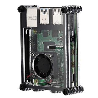 Vỏ Acrylic Trong Suốt Cho Raspberry Pi 4