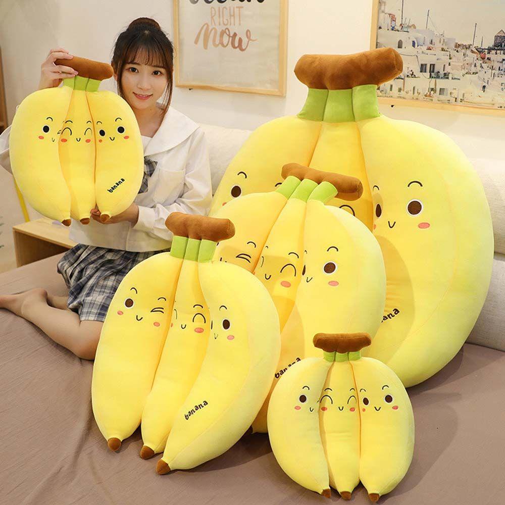 Trái Chuối Nhồi Bông Mềm Mại Xinh Xắn