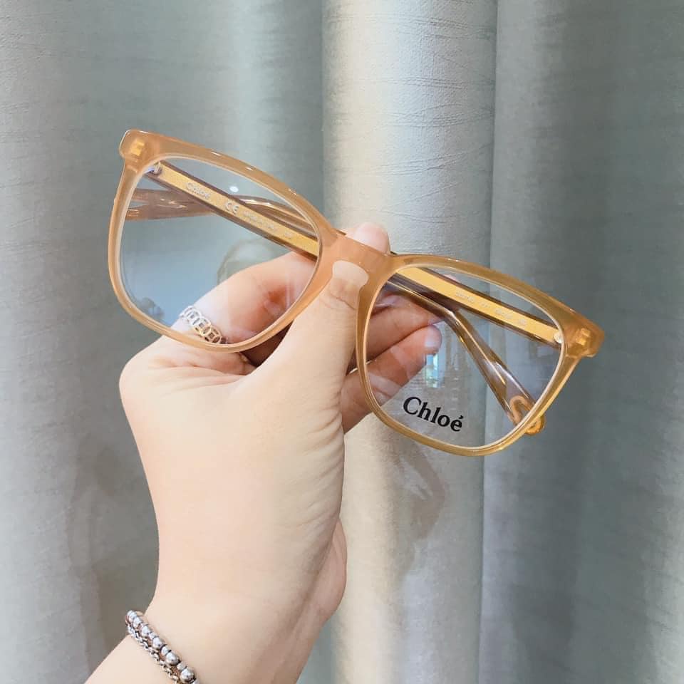 Gọng cận nữ Chloe viền màu vàng Honey CE2740