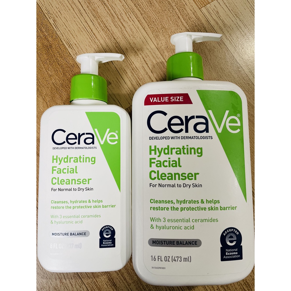 Sữa Rửa Mặt Dành Cho Da Thường Và Da Khô Crv Hydrating Facial Cleanser For Normal To Dry Skin