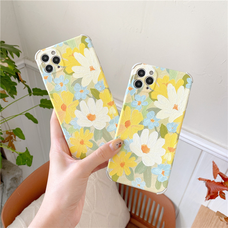 HUAWEI case summer oil painting flowers all-inclusive Huawei mate40 suitable for mobile phone case