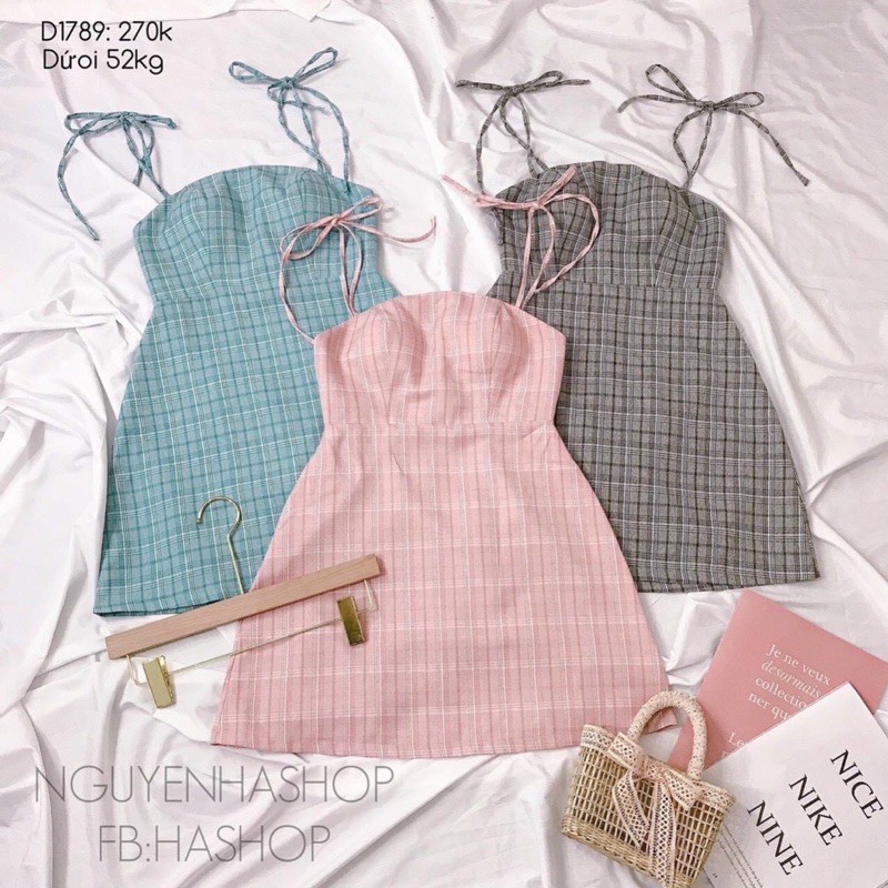 🌻ĐẦM CARO 2 DÂY🌻 hình shop chụp thật | BigBuy360 - bigbuy360.vn