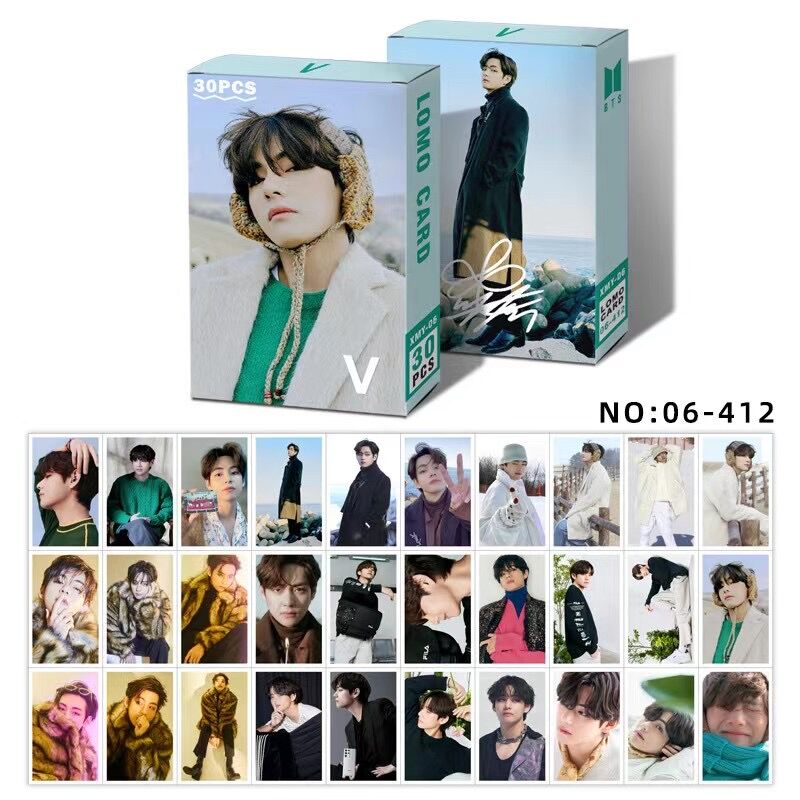 Hộp 30 Ảnh Lomo Card Nhóm Nhạc Bts V Jungkook | BigBuy360 - bigbuy360.vn
