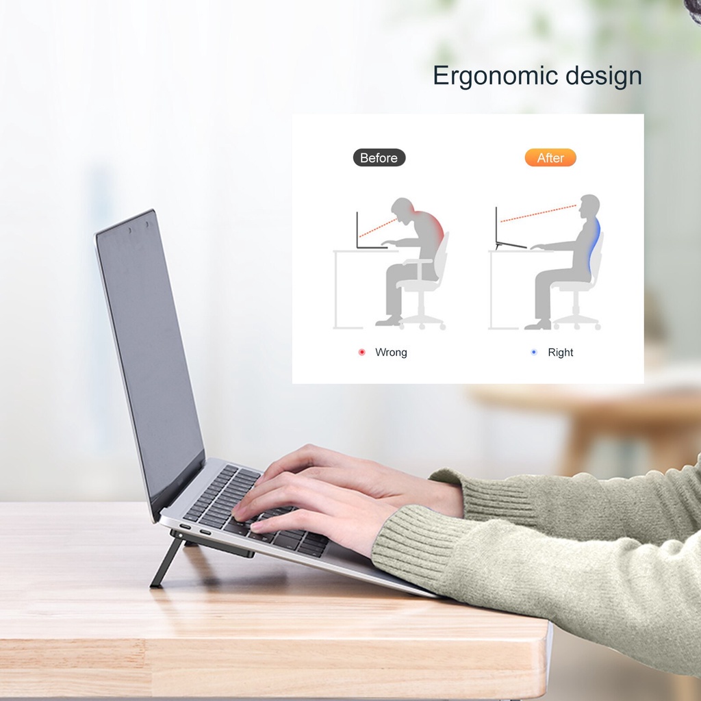 Giá đỡ laptop/notebook mini gấp gọn tiện dụng