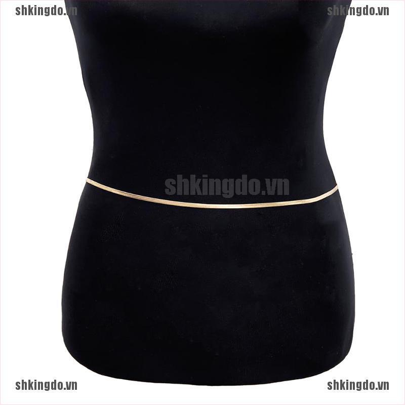 Dây đeo eo bằng kim loại hình xương rắn phong cách Punk thời trang dành cho nữ