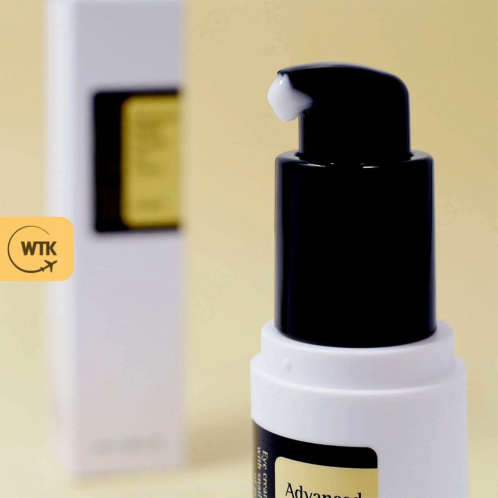 Kem dưỡng mắt COSRX Advanced Snail Peptide Eye Cream chiết xuất ốc sên 25ml / Hydrogel Eye Patch 60EA sáng da, giảm nếp nhăn hiệu quả