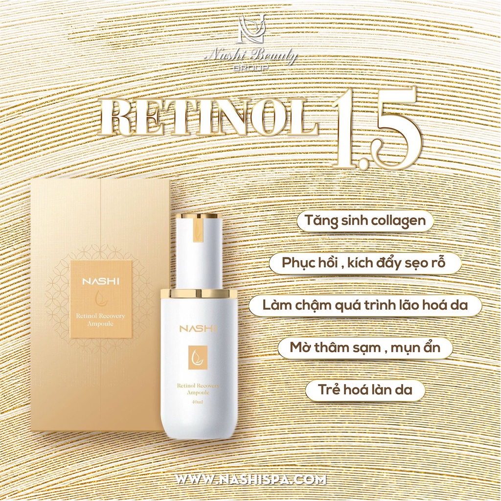 Kem Dưỡng RETINOL Trẻ Hoá Da Giảm Nếp Nhăn Ngăn Mụn Se Khít Lỗ Chân Lông