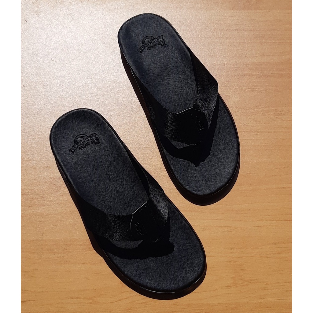 Dép nam xỏ ngón dr , dép lào dr lịch lãm 2 màu đen và xám , dép kẹp nam dr cao cấp .