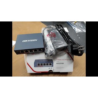Thiết bị mạng HUB -SWITCH PoE HIKVISION DS-3E0105P-E (B)
