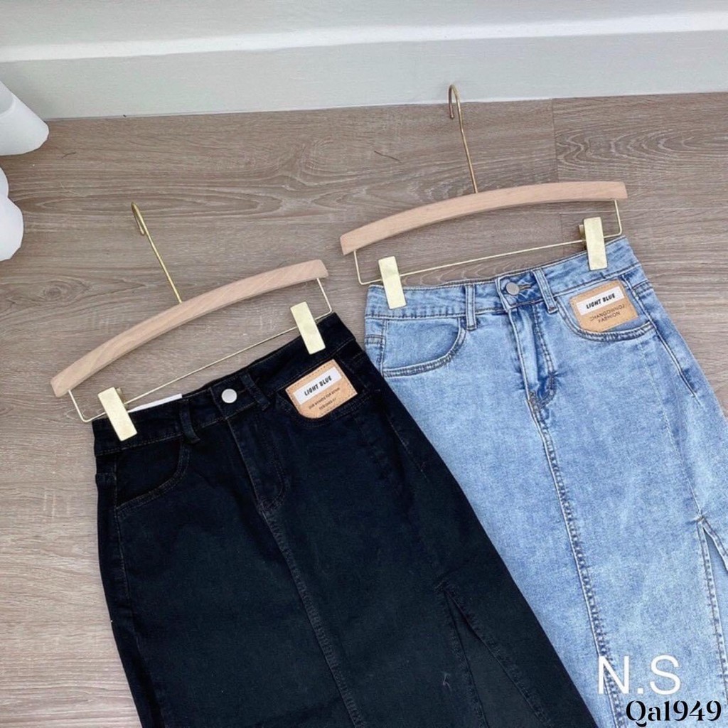 VÁY JEAN DÀI XẺ ĐÙI | BigBuy360 - bigbuy360.vn