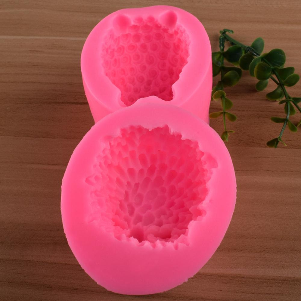 Khuôn Silicone Tạo Hình Làm Bánh Kẹo / Xà Phòng Hình Hoa Mai 3D