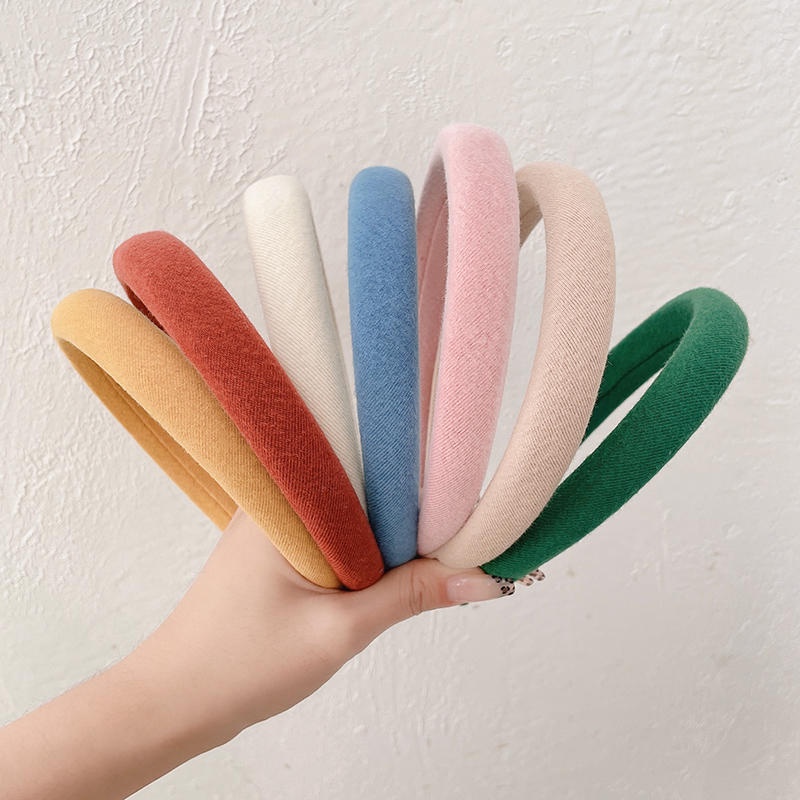 Set 1 / 2 Băng Đô Cài Tóc Rửa Mặt Màu Sắc Ngọt Ngào Thời Trang Mùa Hè Cho Nữ
