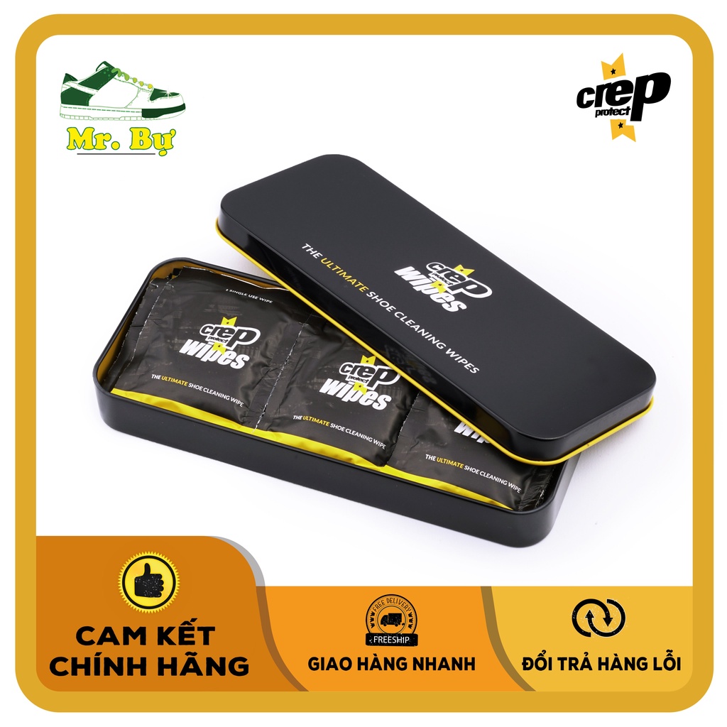 Crep Protect Wipes - Khăn ướt lau dơ bẩn dành cho giày khẩn cấp